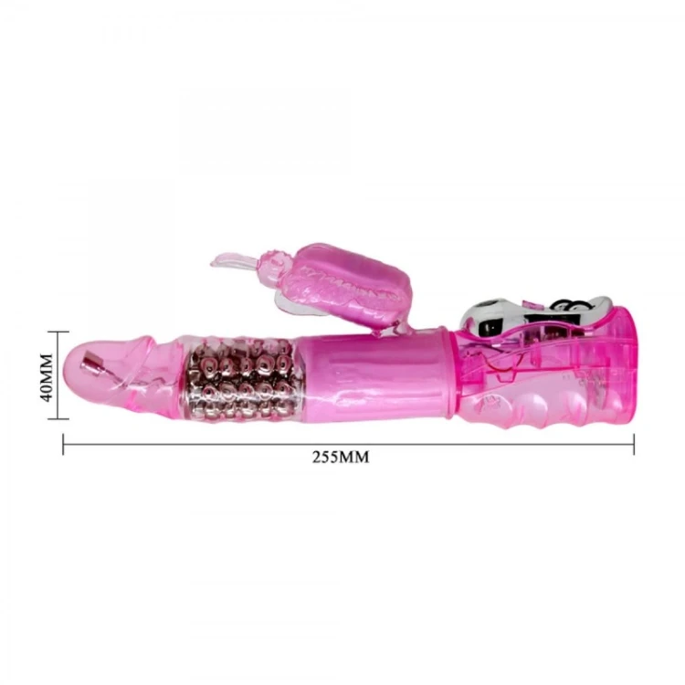 Rotacyjny Wibrator Króliczek Żelowy Dream Lover-6