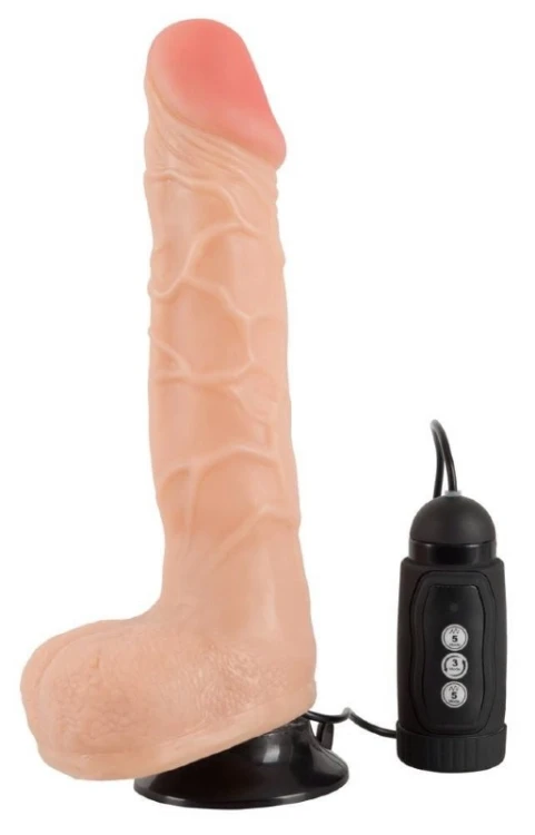 Wibrator Realistyczny Rotacyjny Dildo Cyber skórowy Penis-1