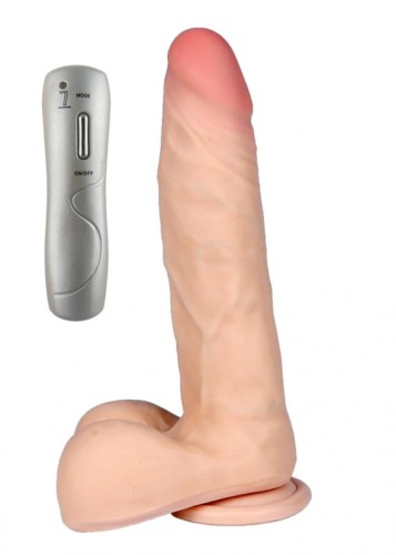 Rotacyjny Wibrator Realistyczny Dildo Cyber Skóra Penis-1