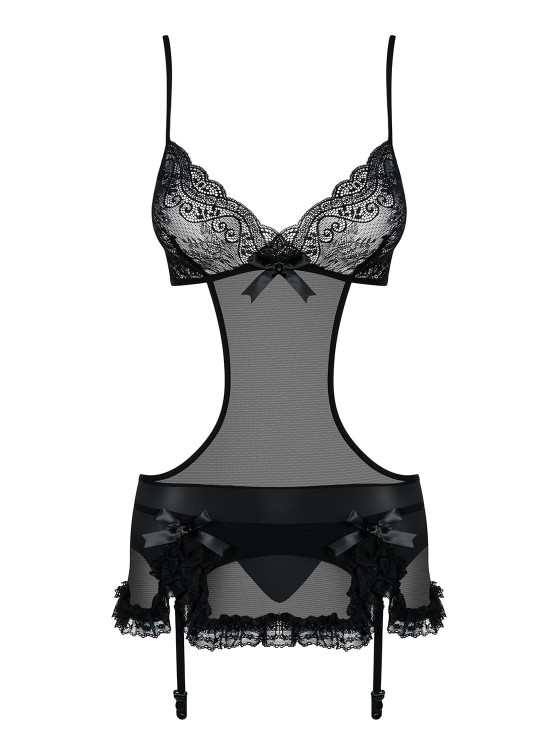 Frillita gorset i stringi Erotyczne Obsessive 2