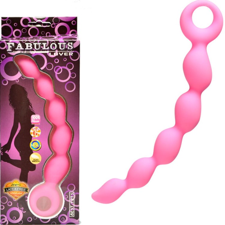 Koraliki pręt analny Gładki silikon-1