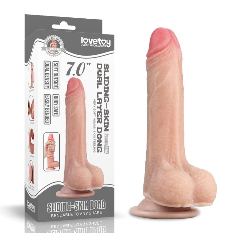 Dildo Sztuczny realistyczny Penis  Członek 17 cm