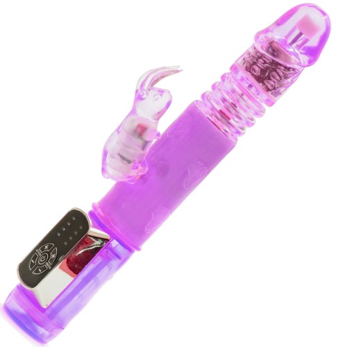 Wibrator króliczek z ruchem posuwistym i obrotowym