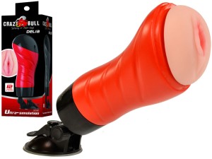 Sztuczna Wagina z przyssawką  Wibrator dla mężczyzn