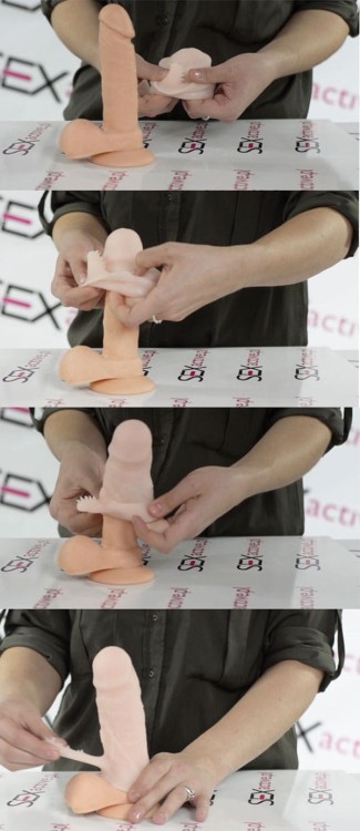 Nakładka na penisa Z wypustką Powiększenie do 20 %-6