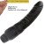 Czarny wibrator Wzór realistyczny penis 20,5 cm-1