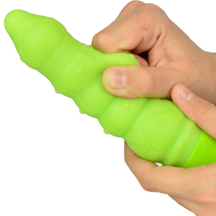 Luksusowy wibrator dla Pań Kolorowa cyberskóra Green-1