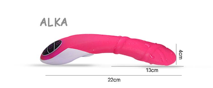 Luksusowy wibrator dla pań Dwie strefy masażu-3