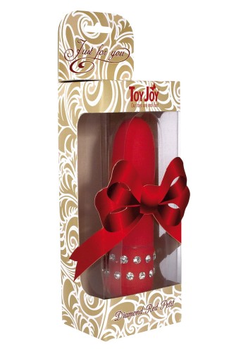 DIAMOND RED MINI WIBRATOR ZDOBIONY DZETAMI1