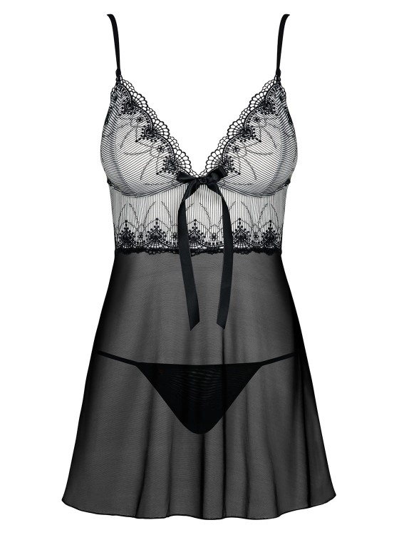 Obsessive Greyla babydoll i stringi L/XL-2