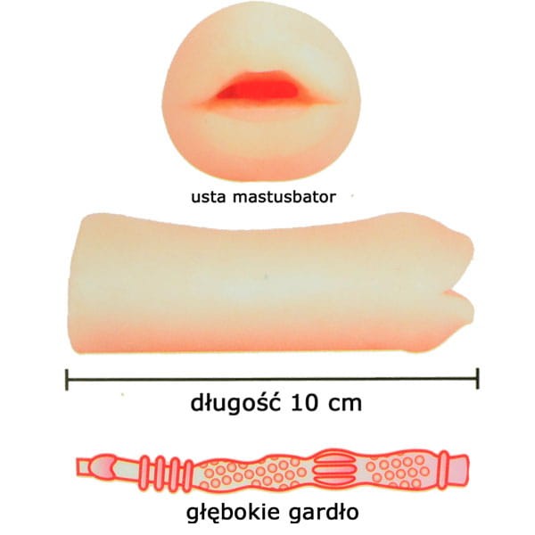 Usta mini masturbator Obejmie każdego penisa-2