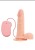 Wibrator na przyssawce Kształt penisa z jądrami 19 cm