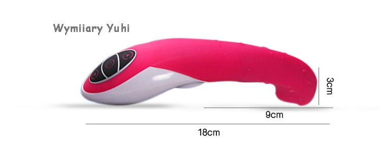 Dwustronny stymulator erotyczny Wibrator masażer łechtaczki USB-1