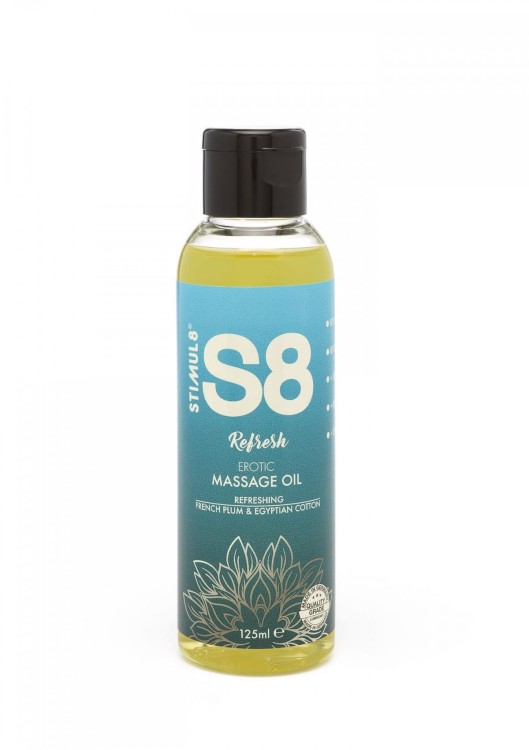 S8 Massage Oil 125ml French Plum & Egyptian Cotton