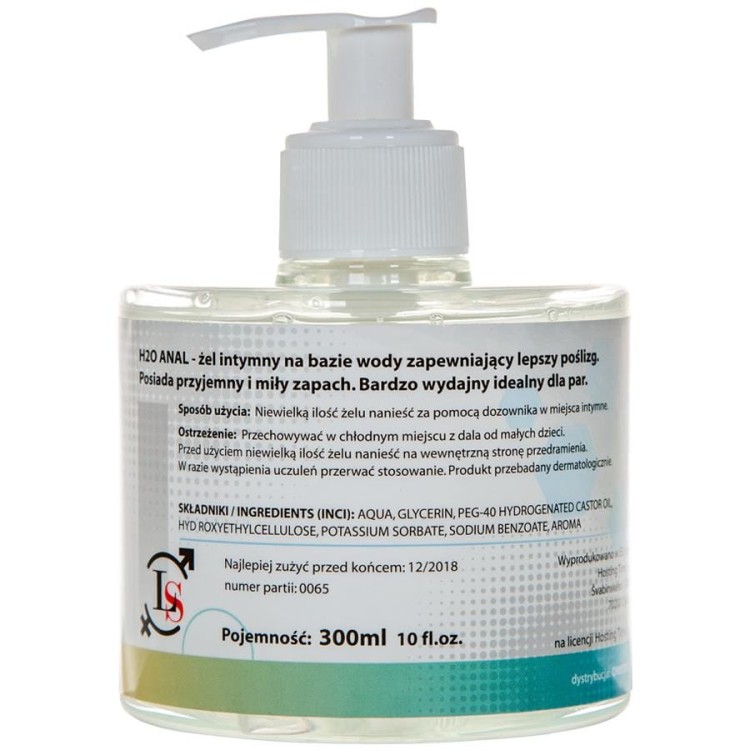 Żel H2O Anal Gel 300 ml-1