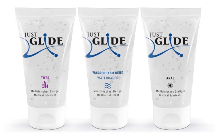 Just Glide Zestaw trzech żeli po 50 ml