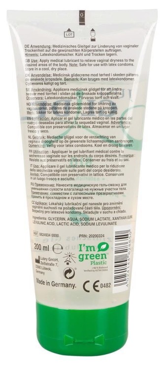 Żel poślizgowy neutralny BIO 200 ml-1