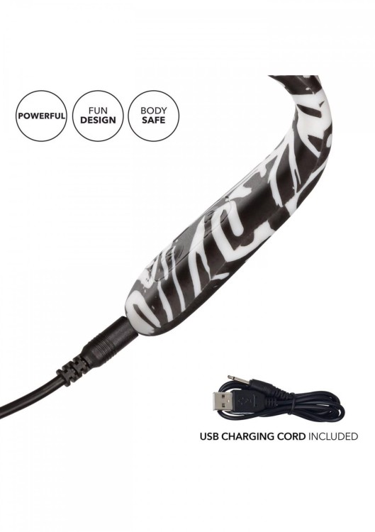 Wibrator klasyczny Wyginany 10 funkcji USB-5