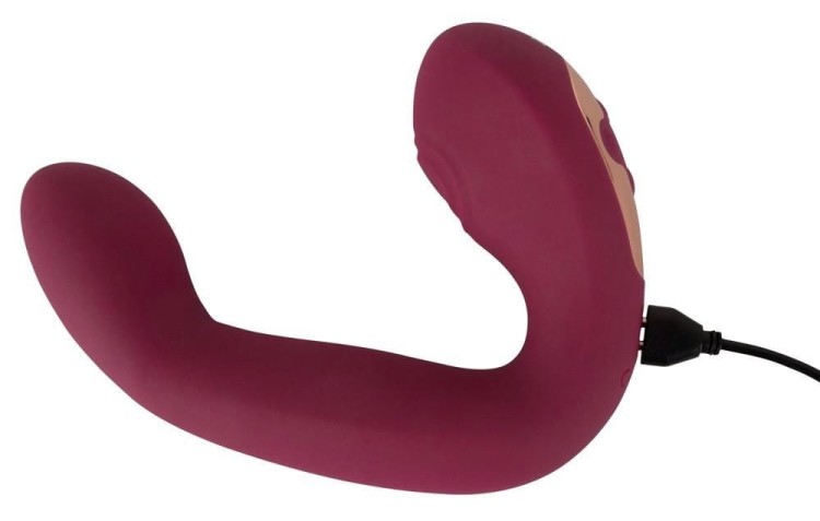 Stymulator łechtaczki i pochwy pulsacje i wibracje USB-5