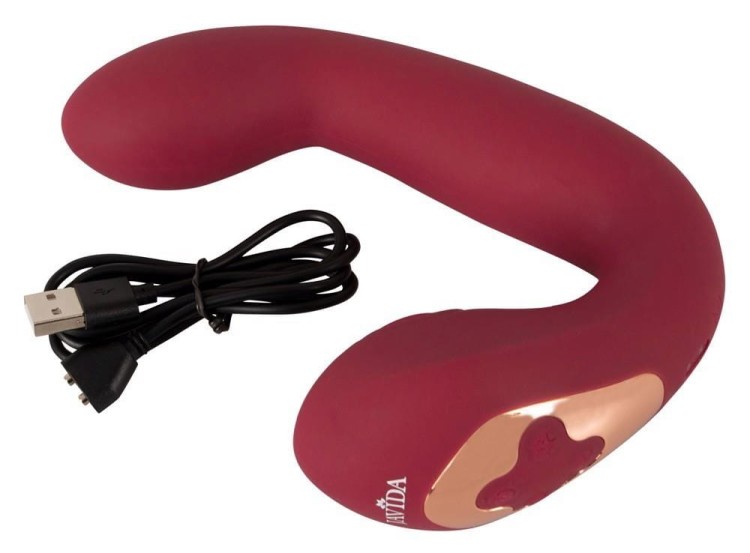 Stymulator łechtaczki i pochwy pulsacje i wibracje USB-6