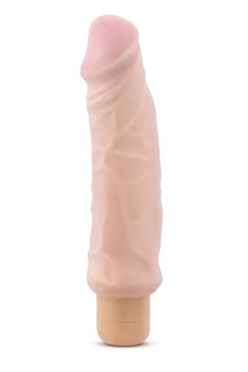 Gruby realistyczny w dotyku wibrator na baterie