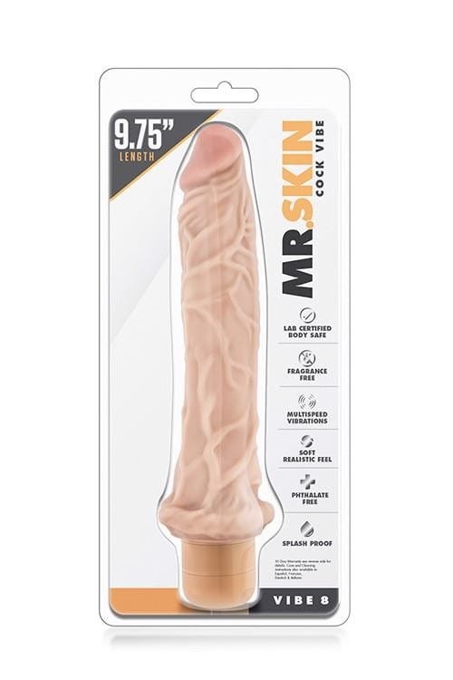 Wibrator DR. SKIN Duży cielisty penis 23 cm-4
