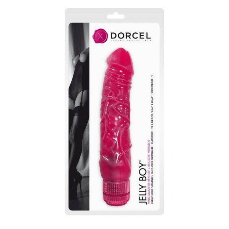 Wibrator żelowy Gruby żylasty penis-1