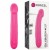 Wibrator Gładki silikon 10 Mocnych wibracji 18 cm-2