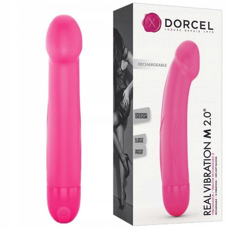 Wibrator Gładki silikon 10 Mocnych wibracji 18 cm-2