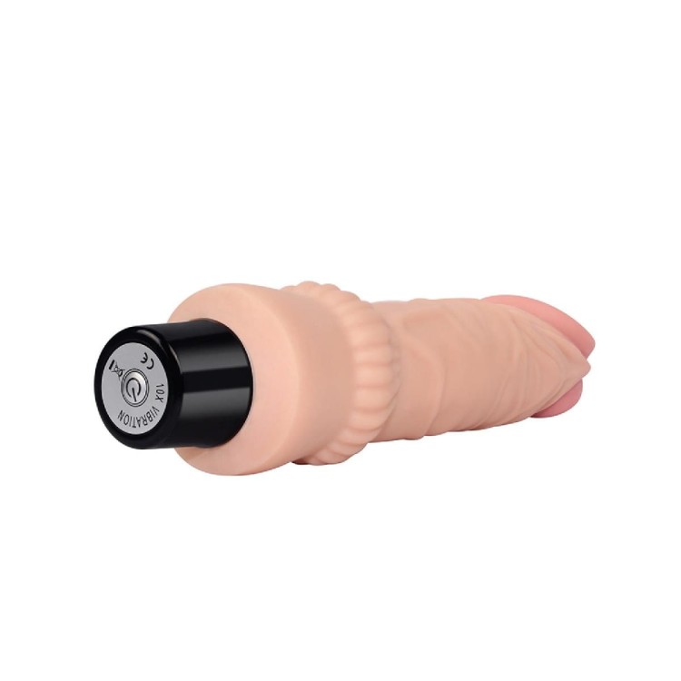 Wibrator w dotyku jak skóra 19cm. Na baterie-2