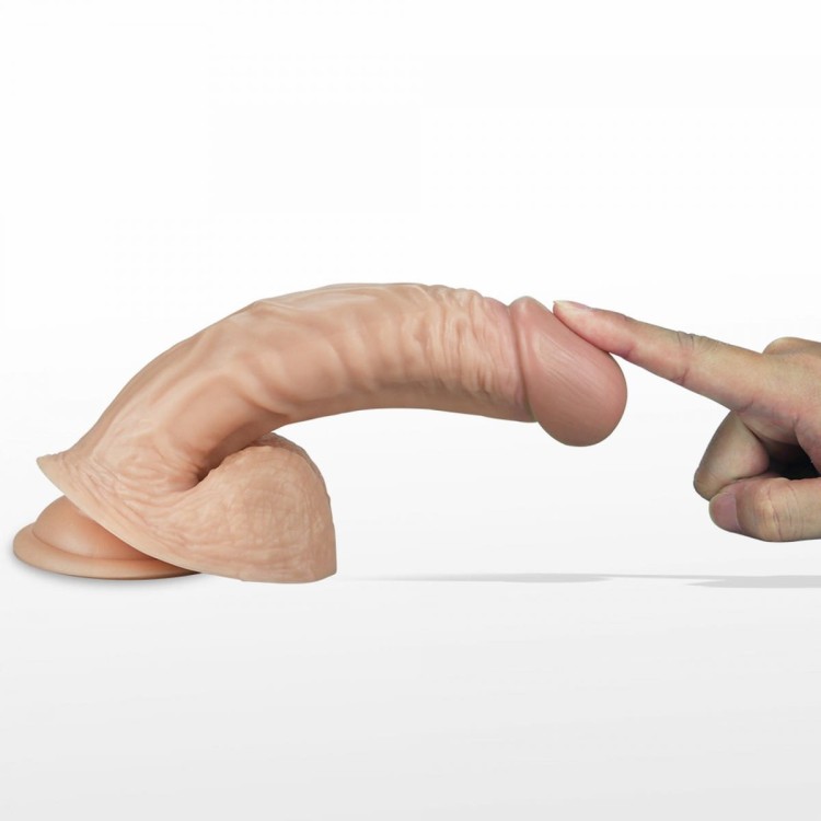 Wibrator sterczący penis 21,6 cm-2