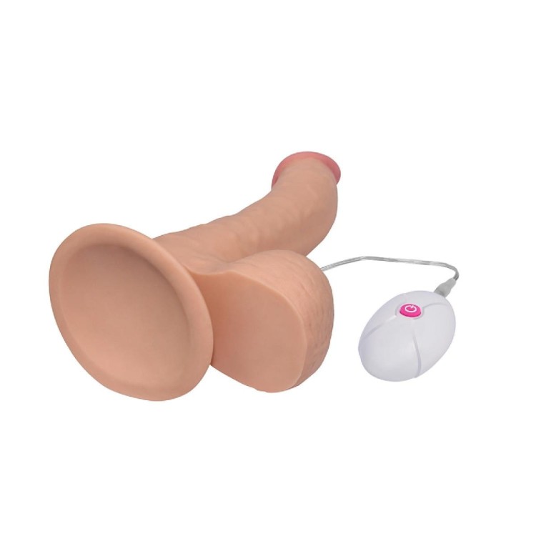 Wibrator Przyjemne w dotyku penis i jądra-8