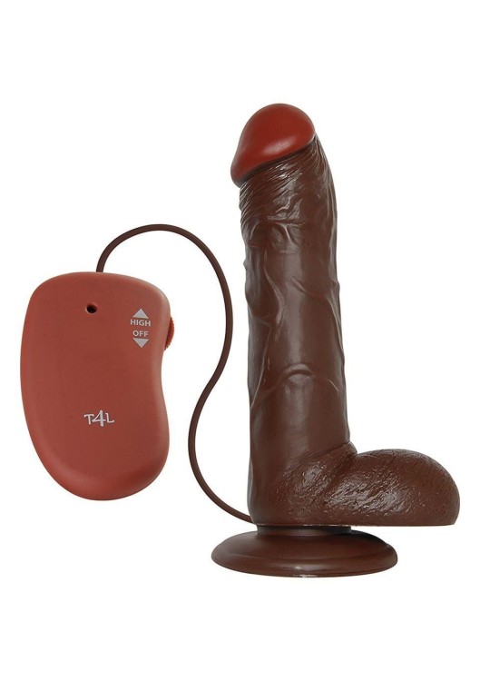 Wibrator Ogromny brązowy penis 25,5 cm