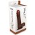 Wibrujący duży i gruby brązowy penis 23 cm-1
