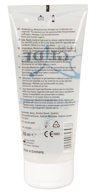 Just Glide Żel poślizgowy na bazie wody 200 ml-2