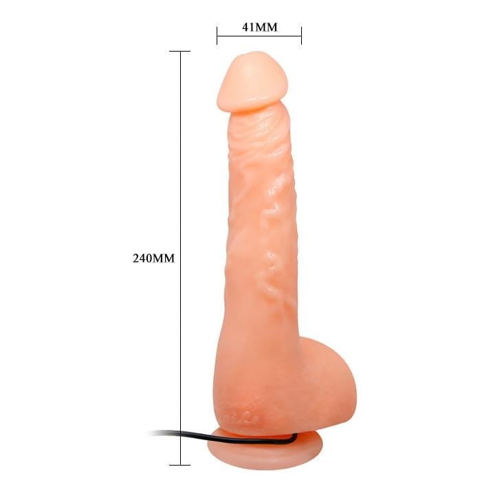 Wibrator o kształcie dużego męskiego członka-3