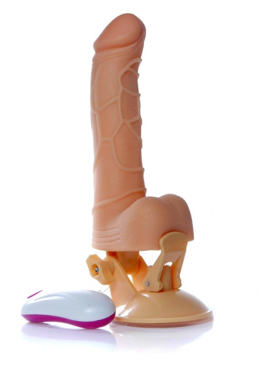Wibrator na pilota Duży realistyczny penis-1