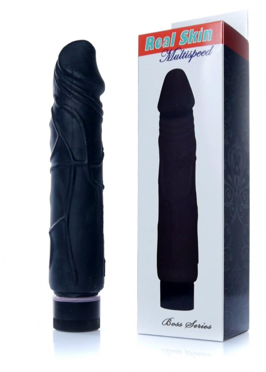Wibrator do pochwy Real skin Czarny