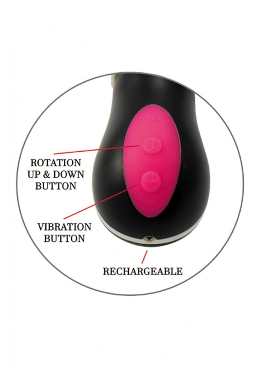 Wibrator Uranus 12 funkcji Ruch posuwisty USB-5