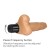 Wibrator cyber skin z jądrami penis 20,3 cm-4