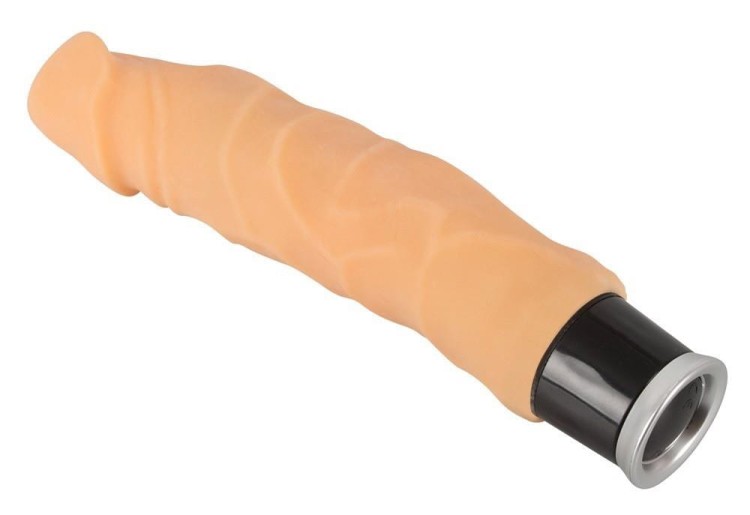 Gruby wibrator Nature Skin Średnica 4,5 cm-3