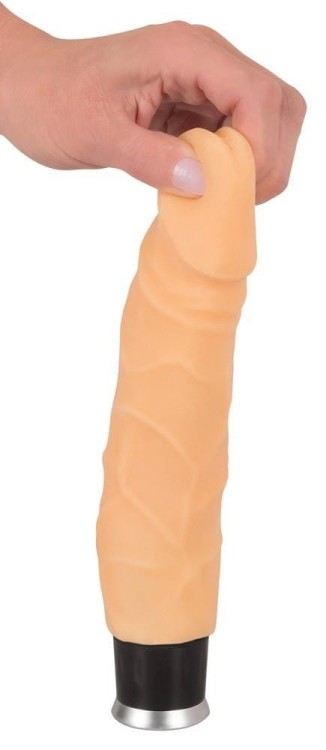 Gruby wibrator Nature Skin Średnica 4,5 cm-7