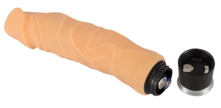 Gruby wibrator Nature Skin Średnica 4,5 cm-8