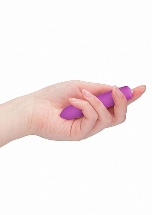 Mini wibrator Smukły pocisk 9,3 cm Fiolet-6
