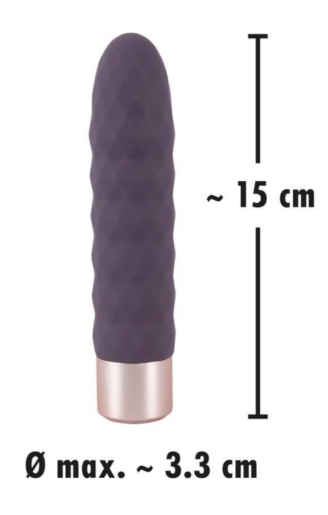 Wibrator łechtaczkowy Diamentowa Powierzchnia-6