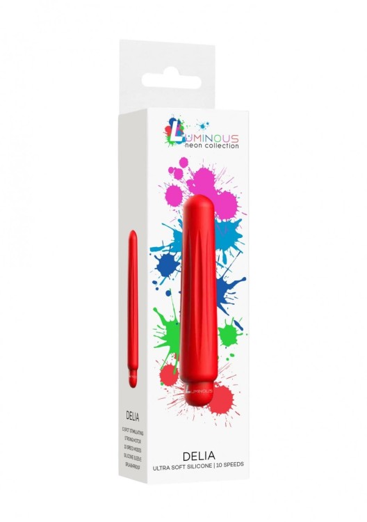 Erotyczny Silikon Medyczny Klasyczny Wibrator Silikonowy Red-6