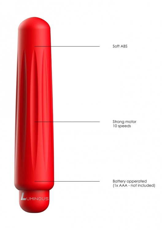 Erotyczny Silikon Medyczny Klasyczny Wibrator Silikonowy Red-3