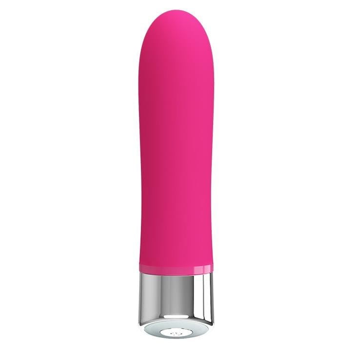 Mini wibrator Silikonowy 12 funkcji Różowy