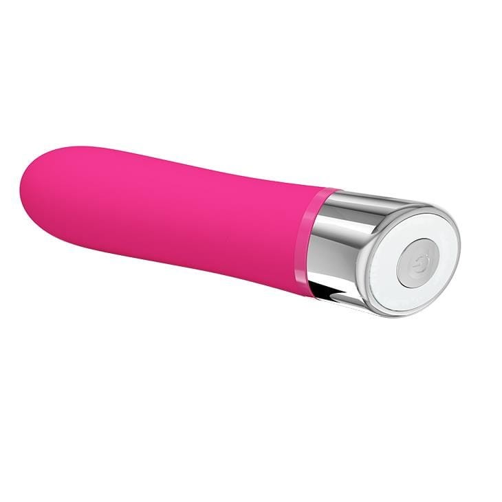 Mini wibrator Silikonowy 12 funkcji Różowy-1