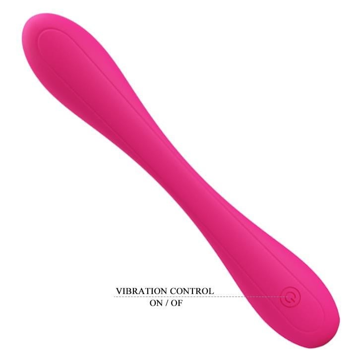Zginany wibrator podwójny do punktu g - łechtaczki 17cm Pretty love Yedda-4